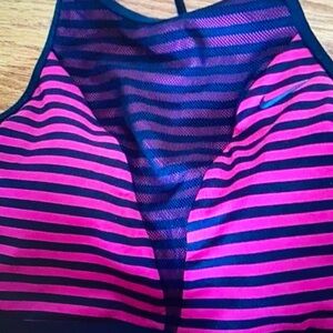 Pink Nike swim top size Medium
